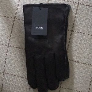 Hugo Boss Leather Gloves